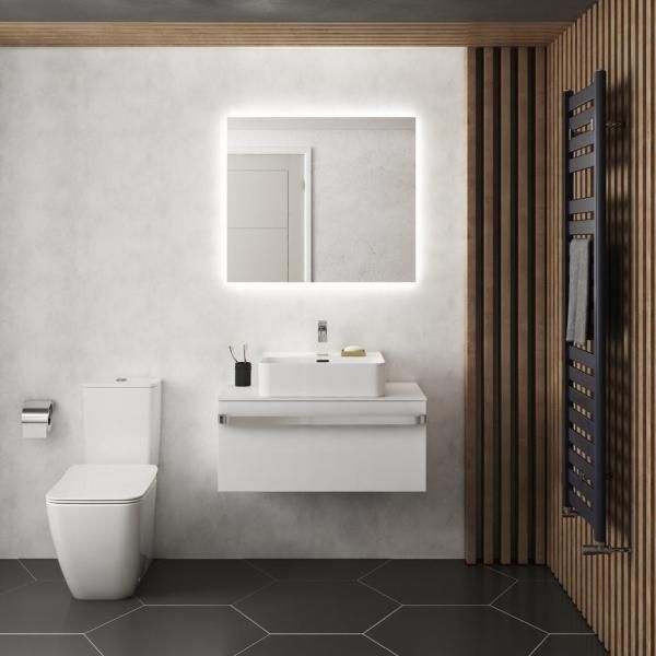 OGLINDA CU  LUMINA AMBIENTALA PE 4 LATURI 120X70 LED 56.5W SISTEM ANTI-ABURIRE